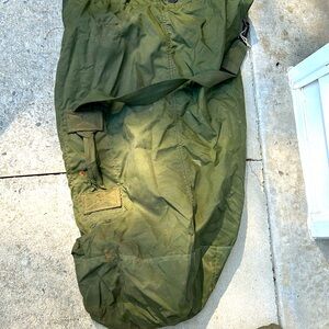 Military to waterproof duffel cover